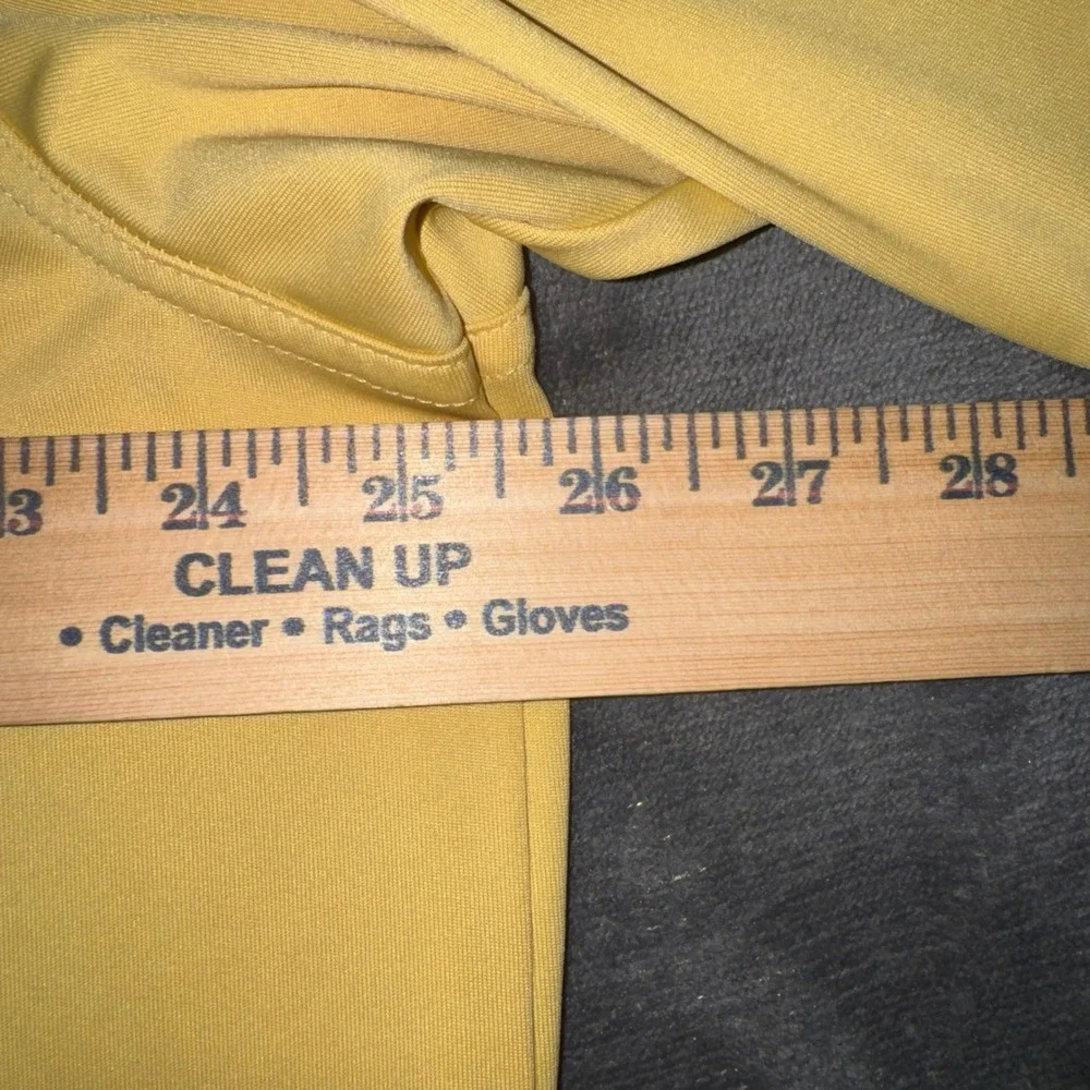 Mens XL Adidas Polo Shirt Yellow Excellent Bear's Best Atlanta Golf ClimaLite